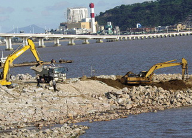 珠海横琴南部围填海工程